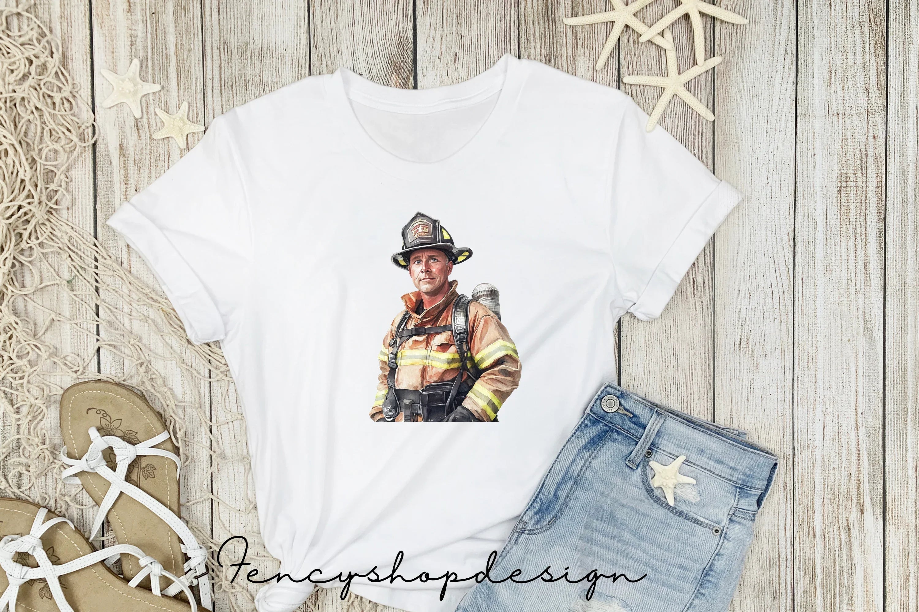 Brave Firefighter Clipart Bundle