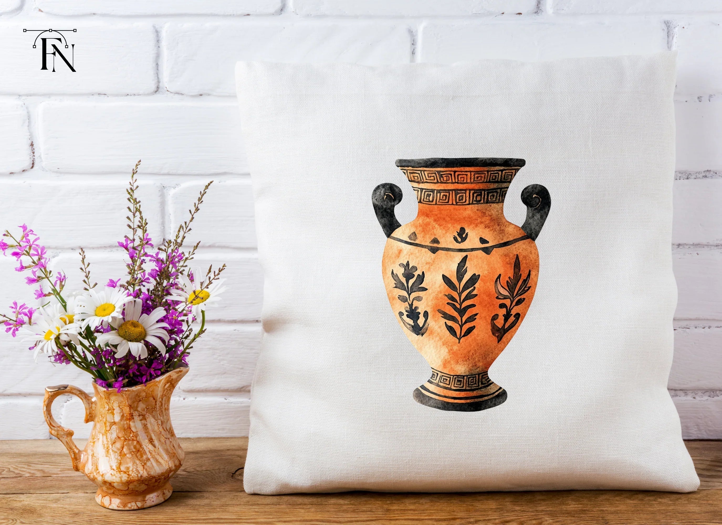 Ancient Greek Amphora Clipart Bundle