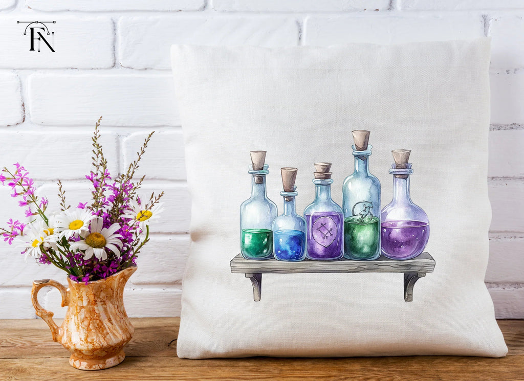 Magical Potion Bottles Clipart Bundle
