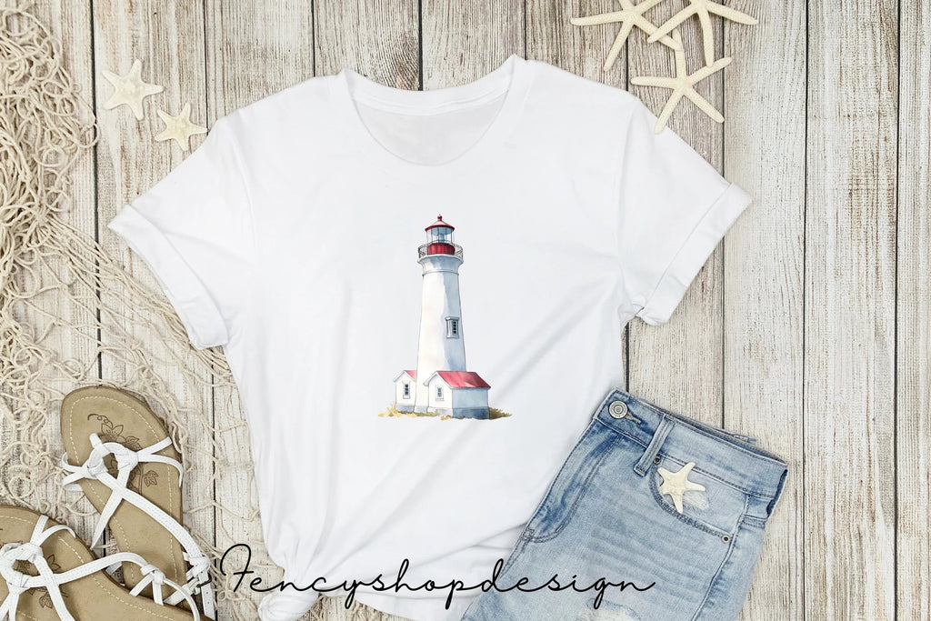 Coastal Lighthouse Clipart Bundle
