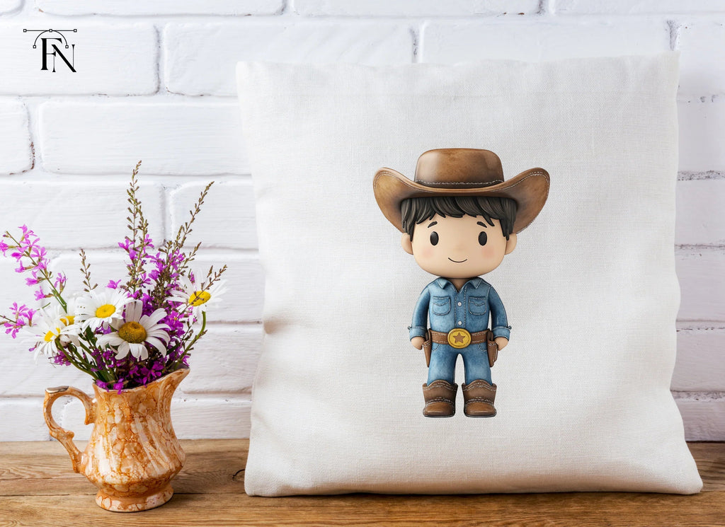 Cute Cowboy Clipart Bundle