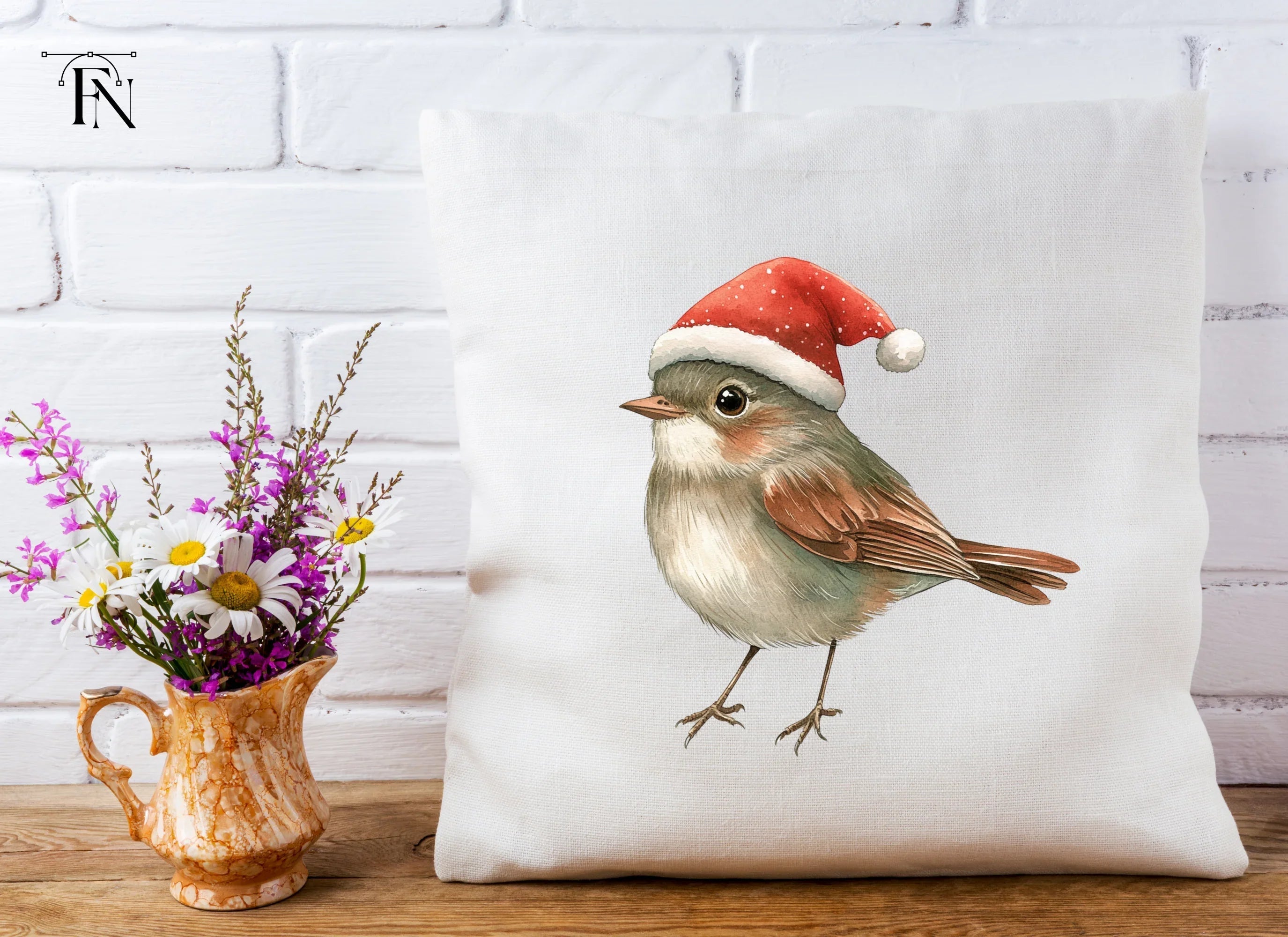 Christmas Birds Clipart Bundle