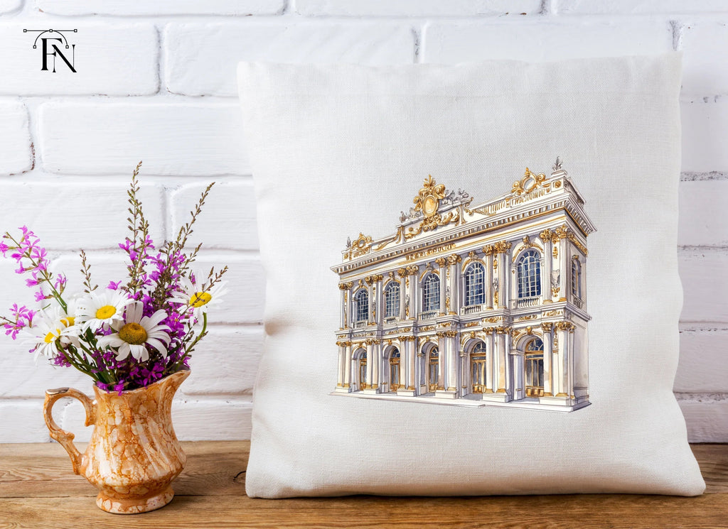 Ornate Baroque Palace Building Clipart Bundle