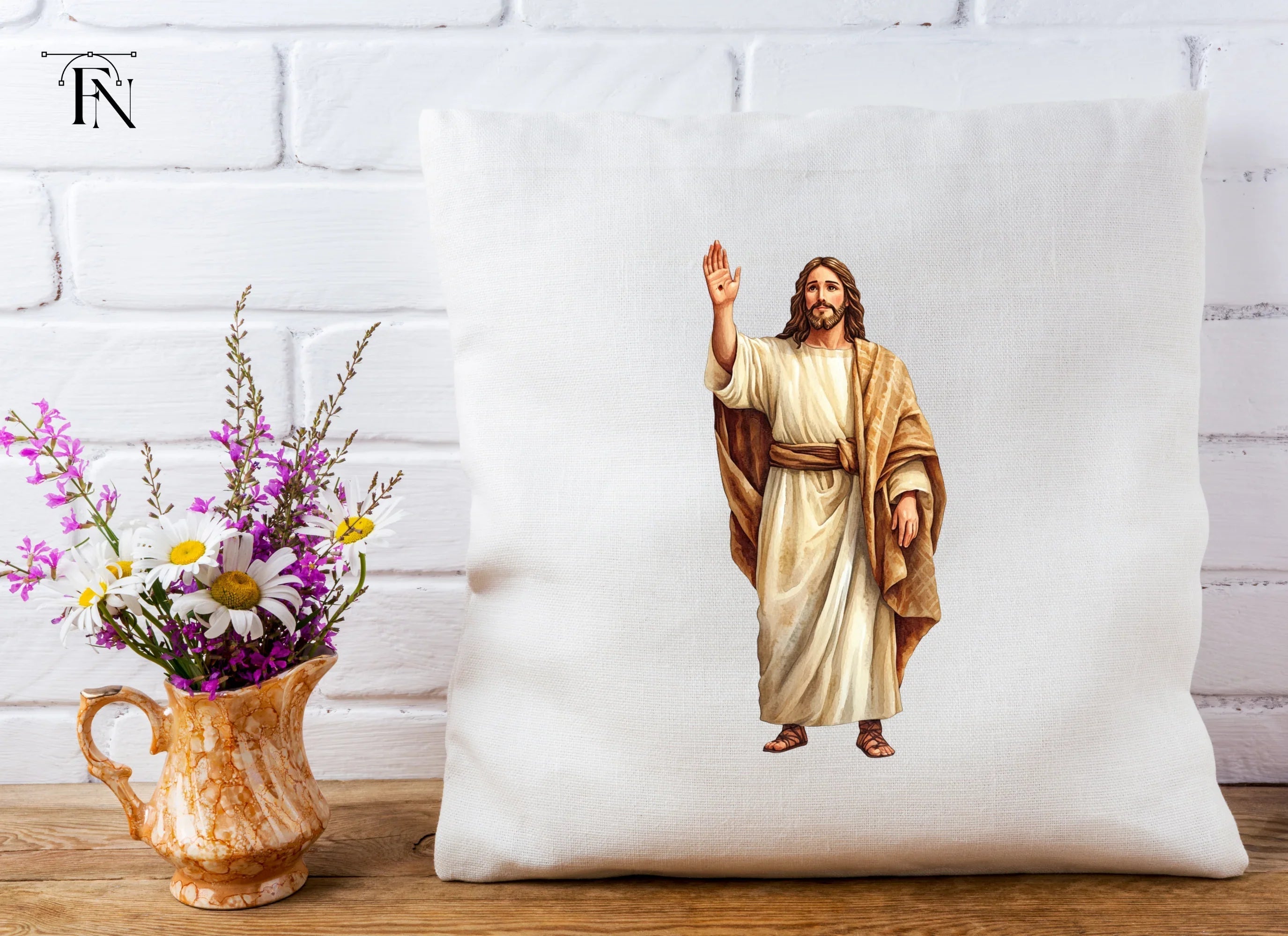 Jesus Waving and Blessing Clipart Bundle