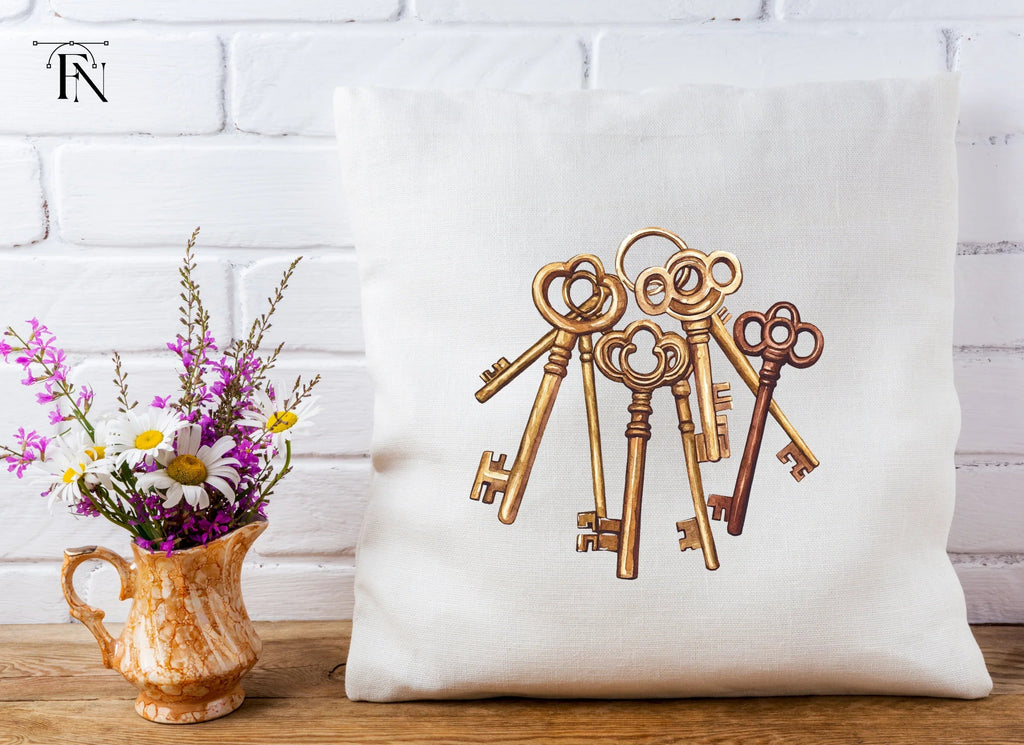 Vintage Key Clipart Bundle