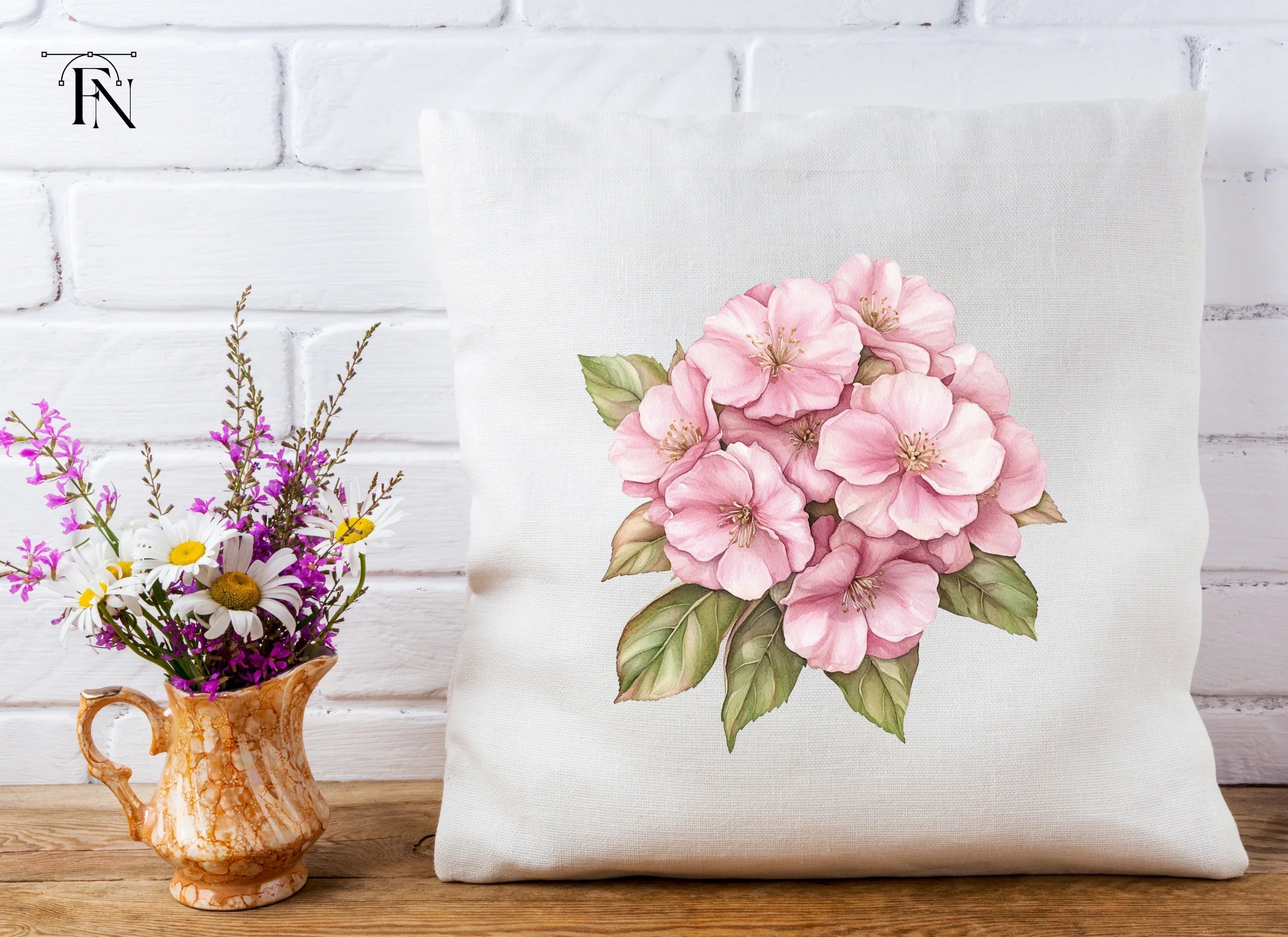 Cherry Blossom Bunch Clipart Bundle