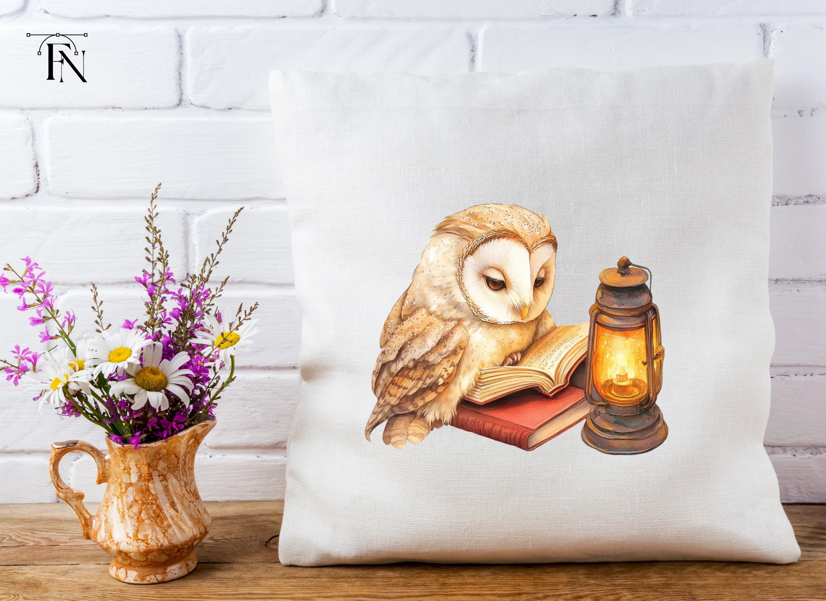 Wise Owls Reading Clipart Bundle