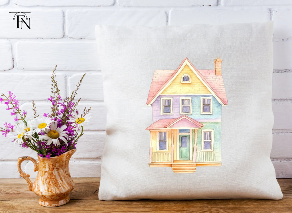 Pastel House Clipart Bundle