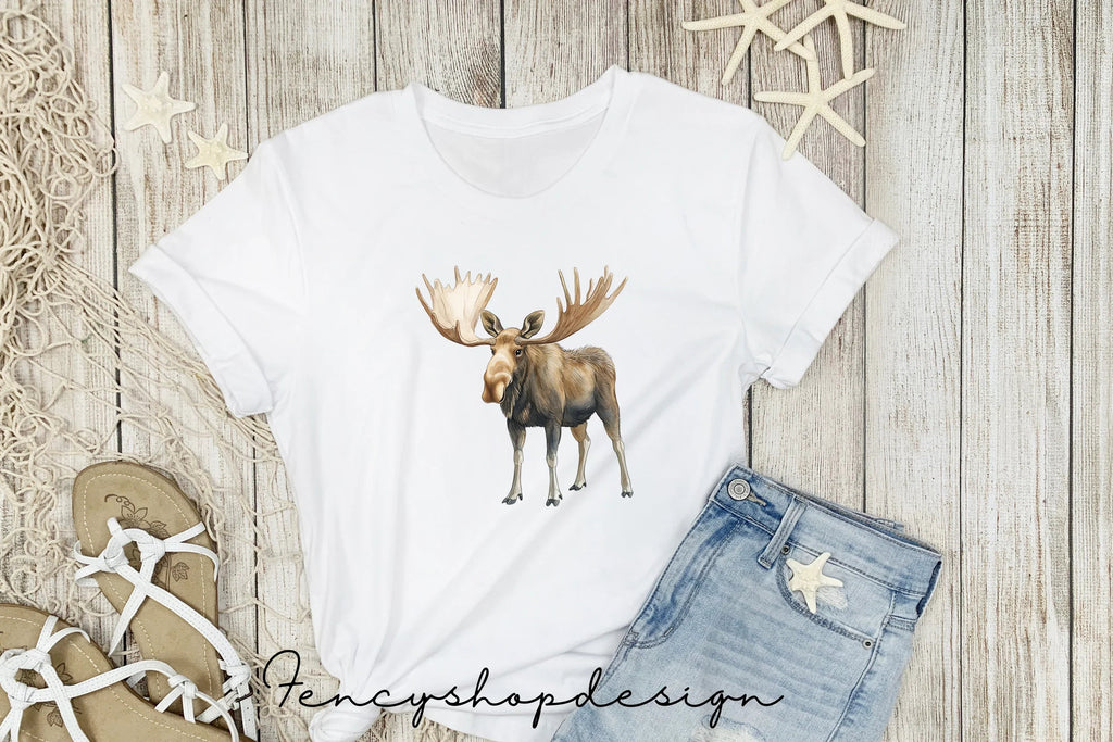 Majestic Moose Clipart Bundle