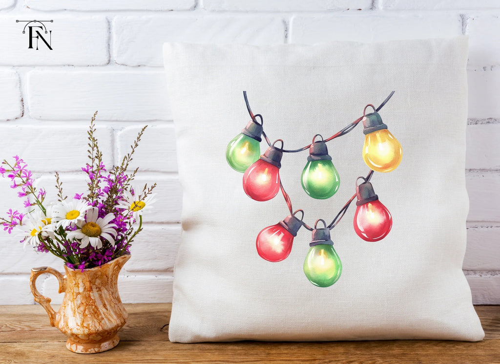 Christmas Lights Clipart Bundle