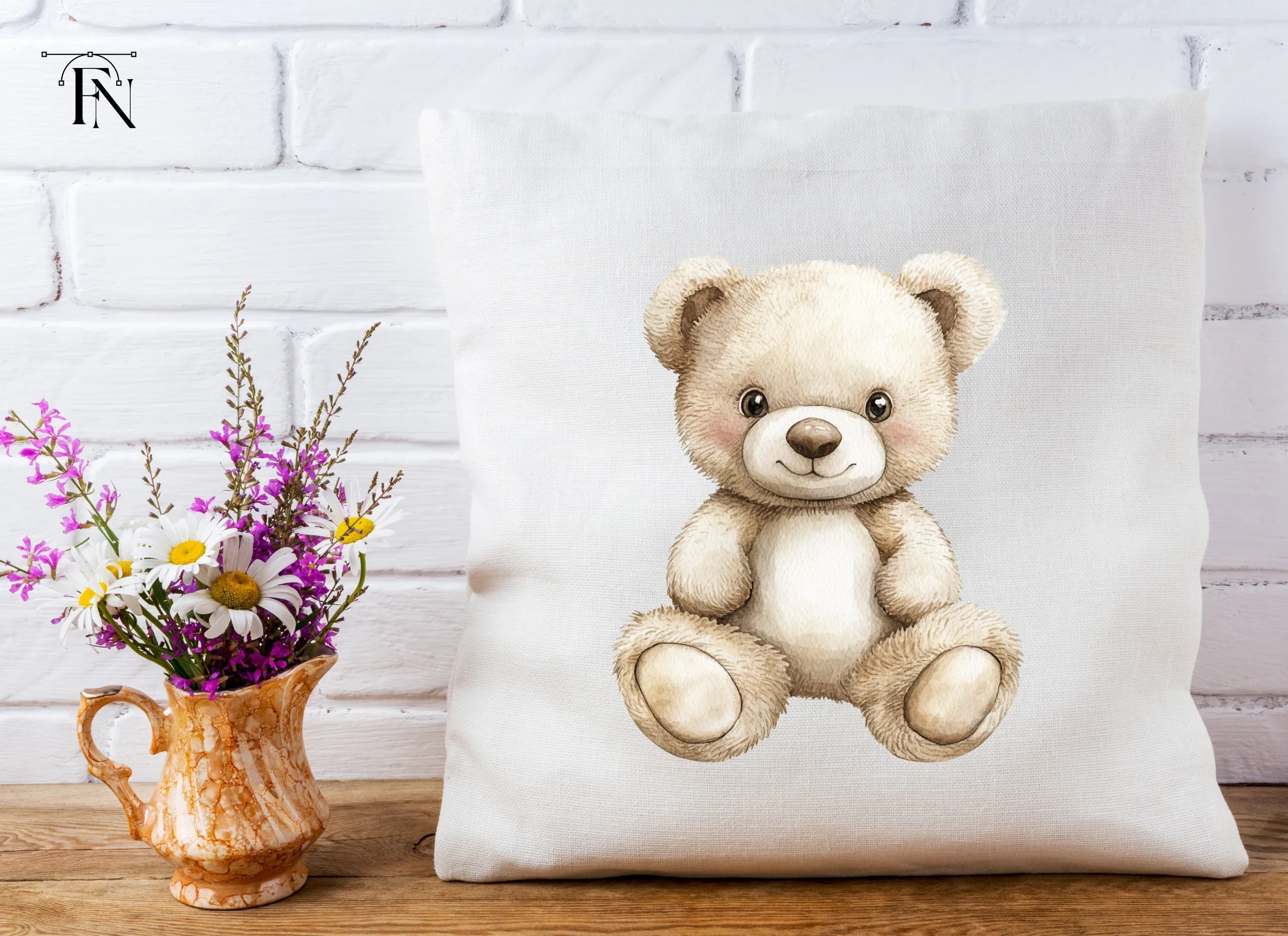 Cute Teddy Bear Clipart Bundle