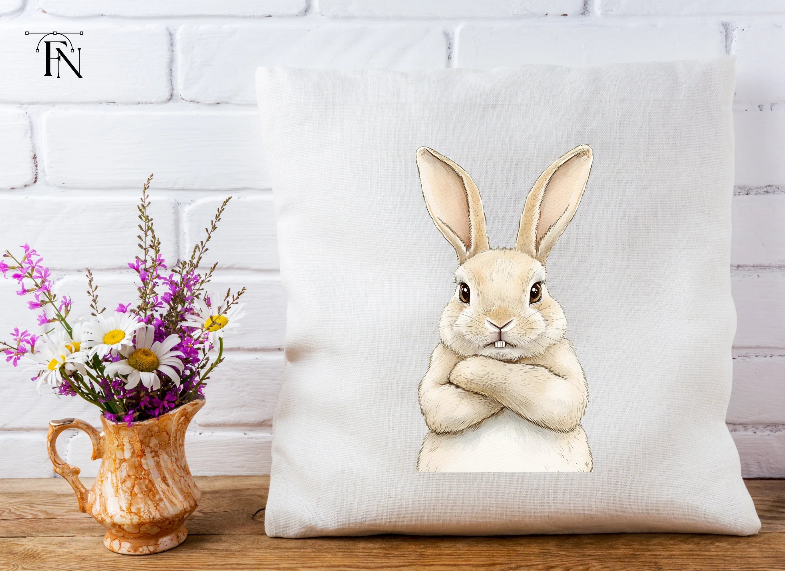 Grumpy Bunny Clipart Bundle