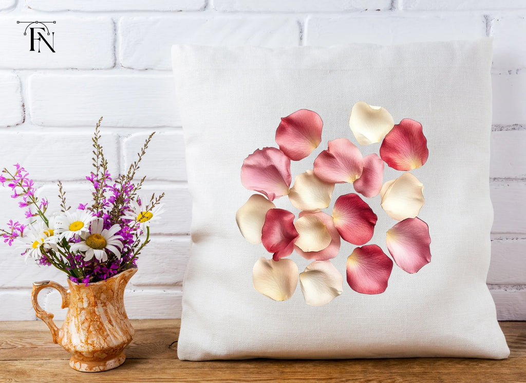 Elegant Rose Petals Clipart Bundle