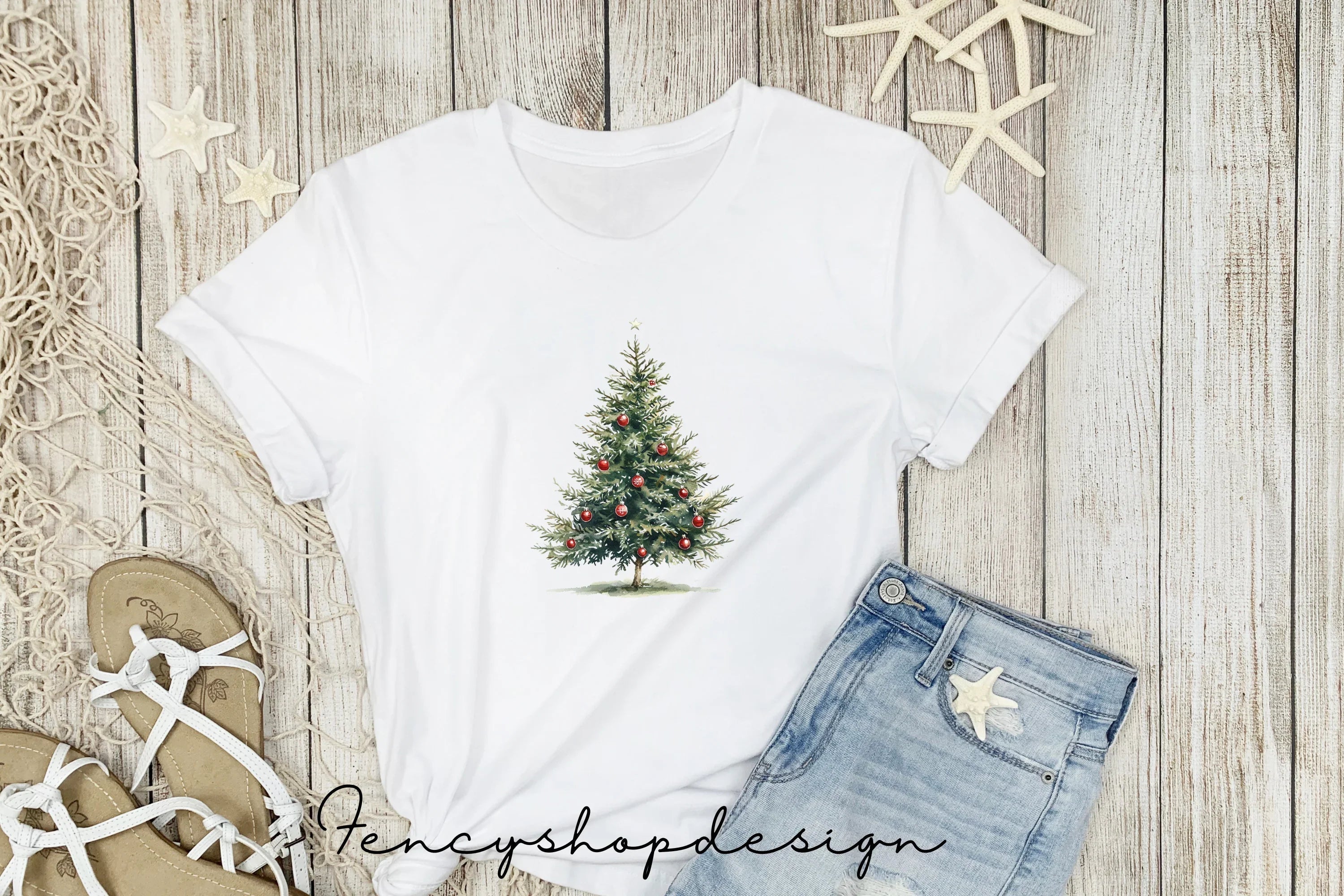 Christmas Tree Clipart Bundle