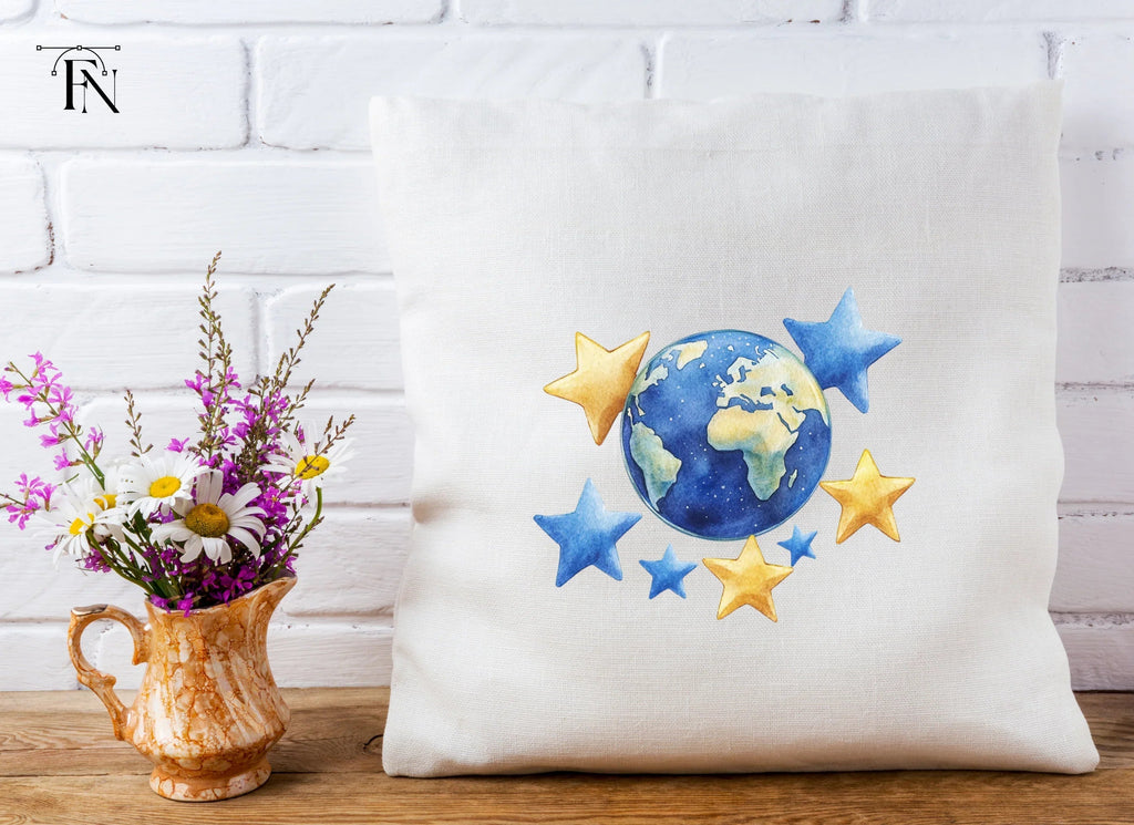 Earth and Stars Clipart Bundle