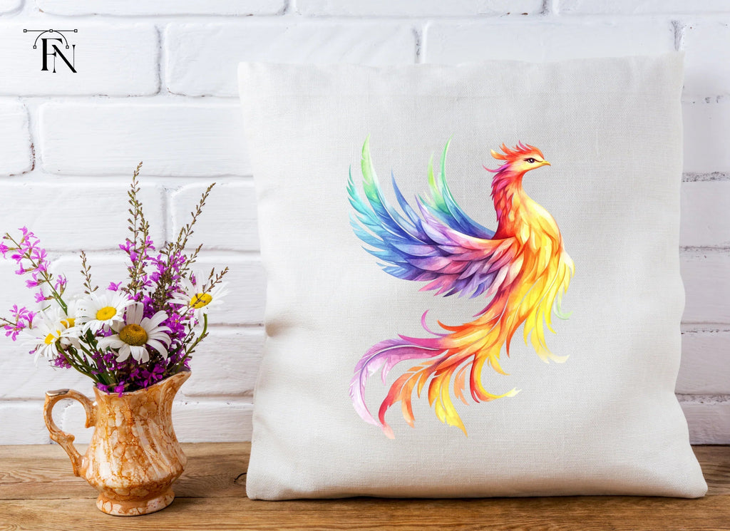 Vibrant Phoenix Clipart Bundle