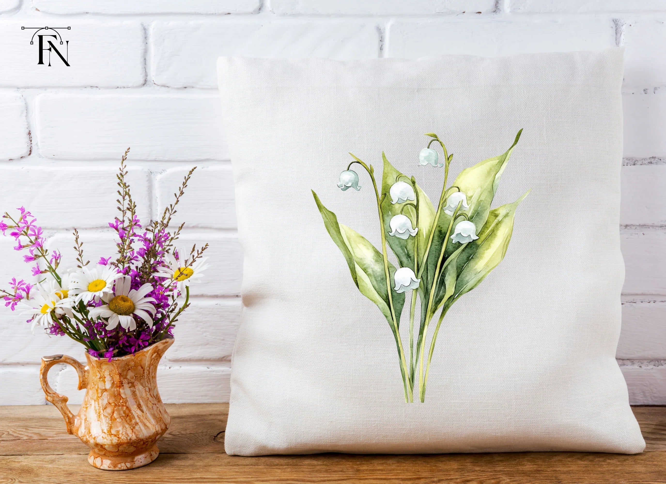 Delicate Lily of the Valley Clipart Bundle