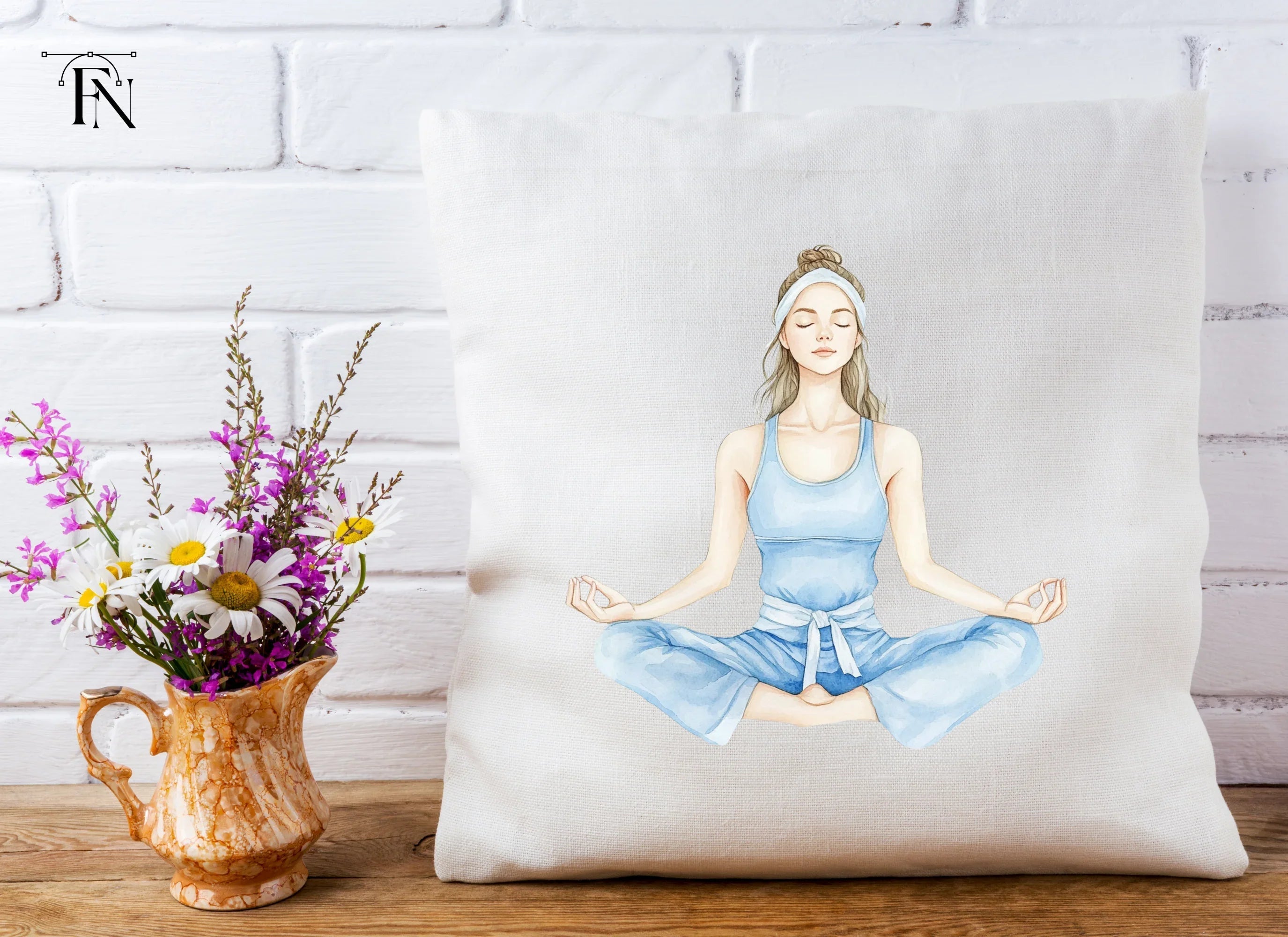 Yoga Women for Serenity Clipart Bundle