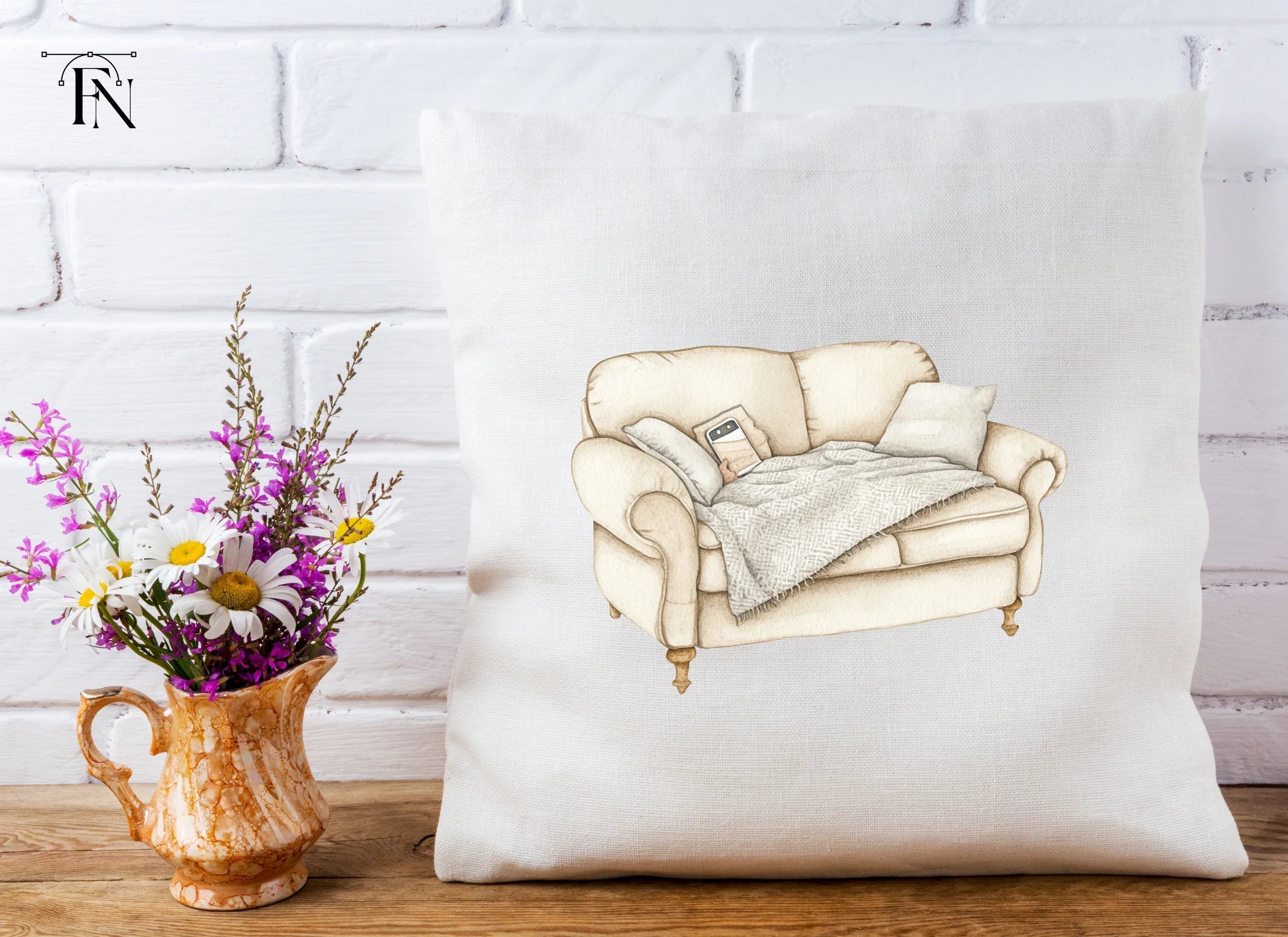 Cozy Armchair and Sofa Clipart Bundle