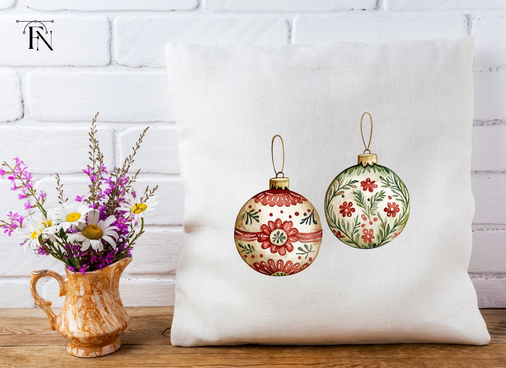 Christmas Ornaments Clipart Bundle