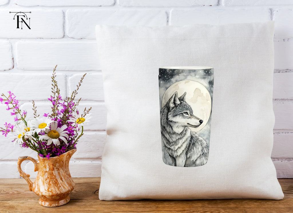 Mystical Wolf Moon Tumbler Clipart Bundle