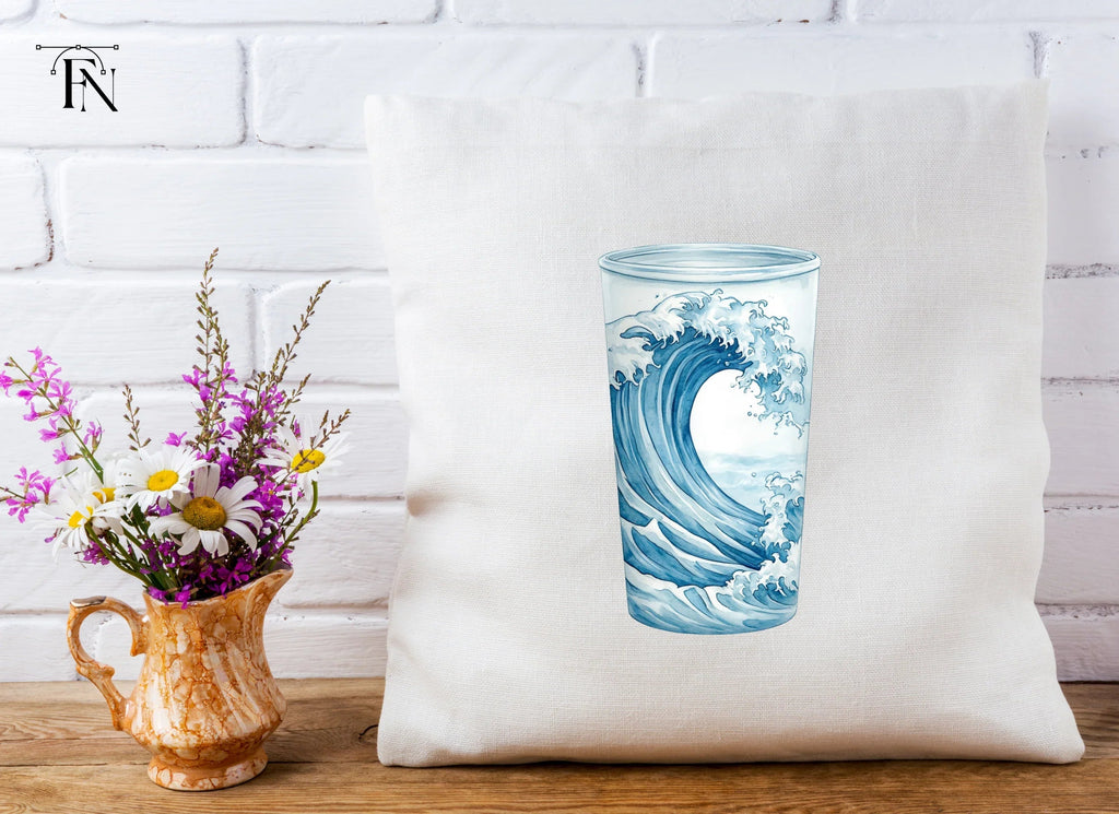 Ocean Wave Tumbler Clipart Bundle