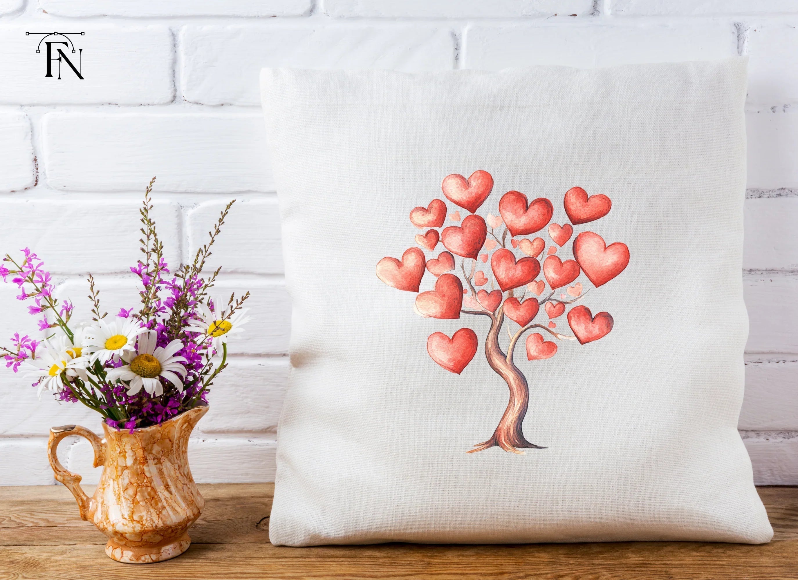 Heart Tree Clipart Bundle