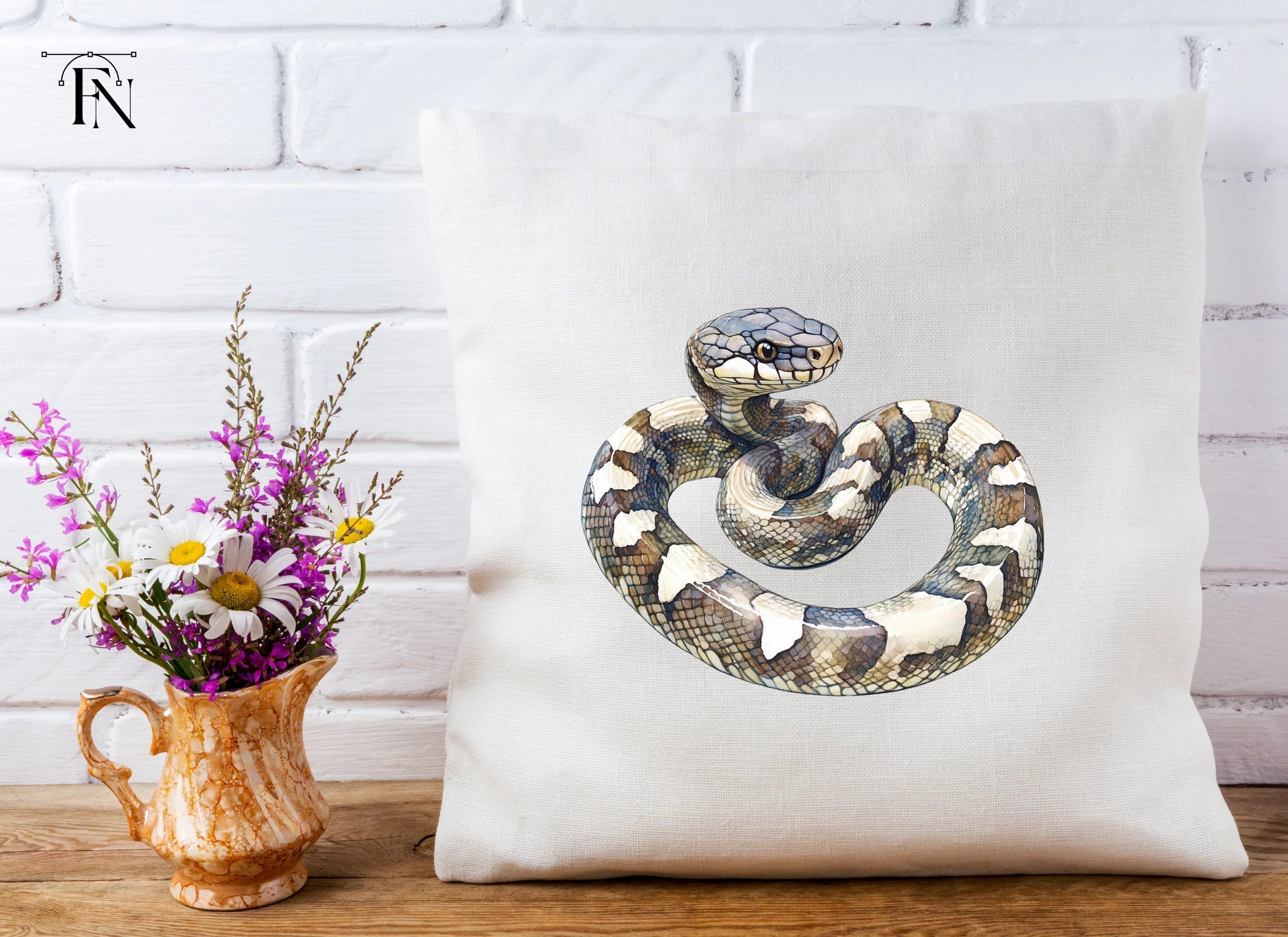 Coiled Snake Clipart Bundle