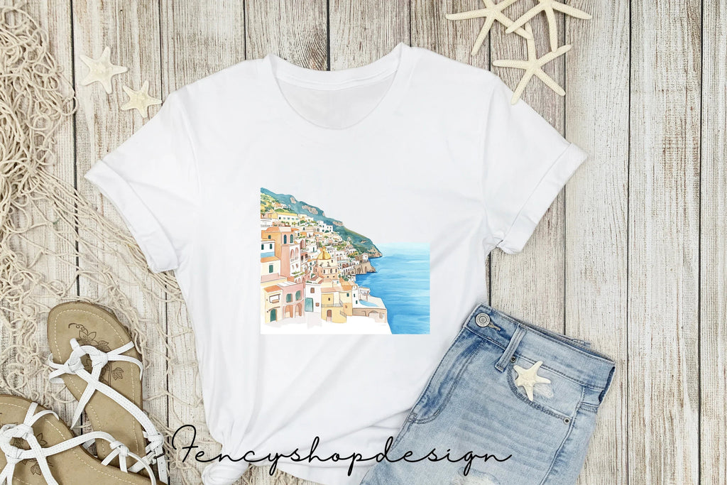 Amalfi Coast Clipart Bundle