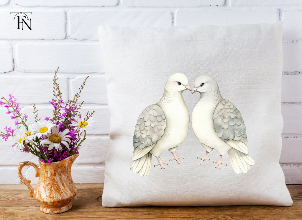 Cute Dove Couples Clipart Bundle