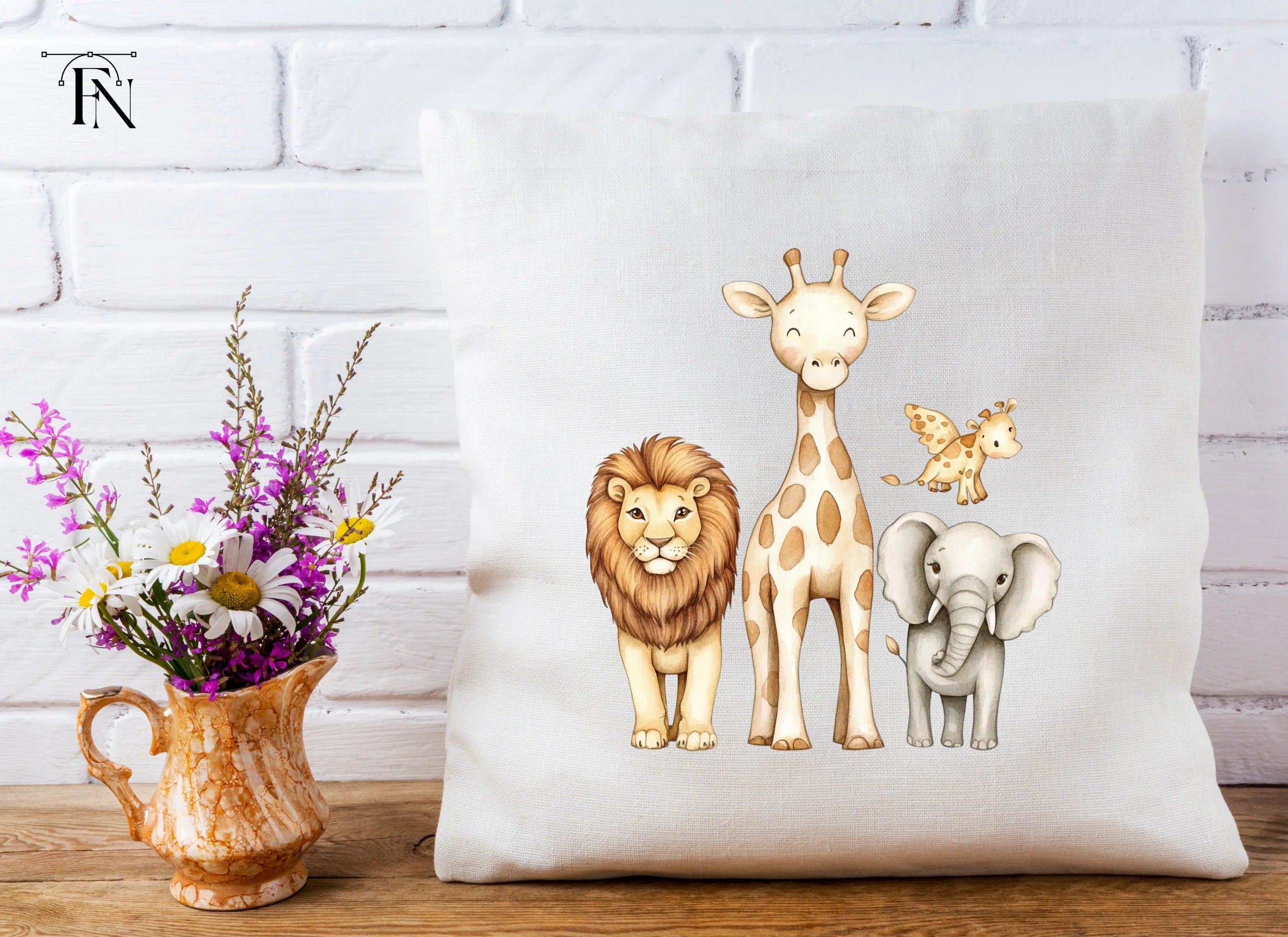 Charming Safari Animal Clipart Bundle