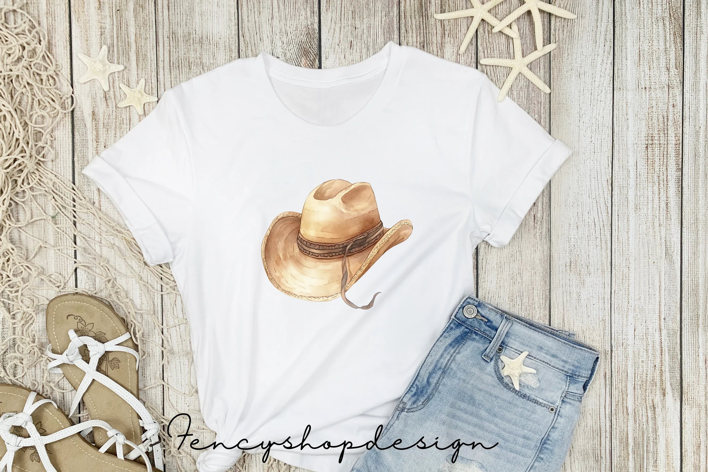 Rustic Cowboy Cowgirl Couple Clipart Bundle