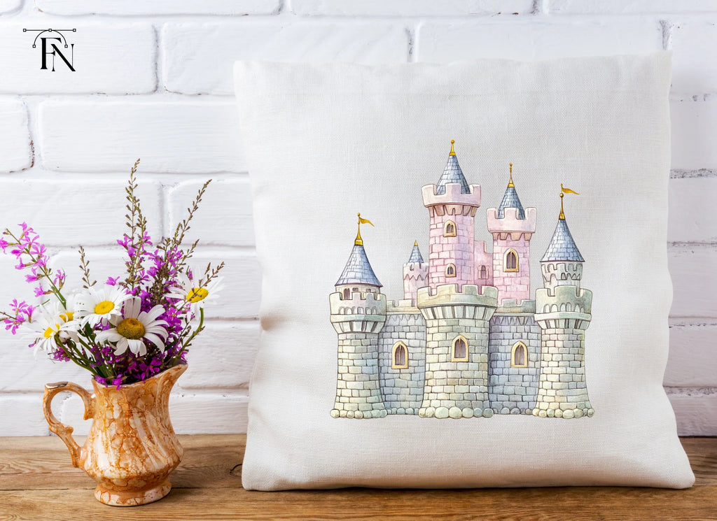 Fairytale Princess Castle Clipart Bundle