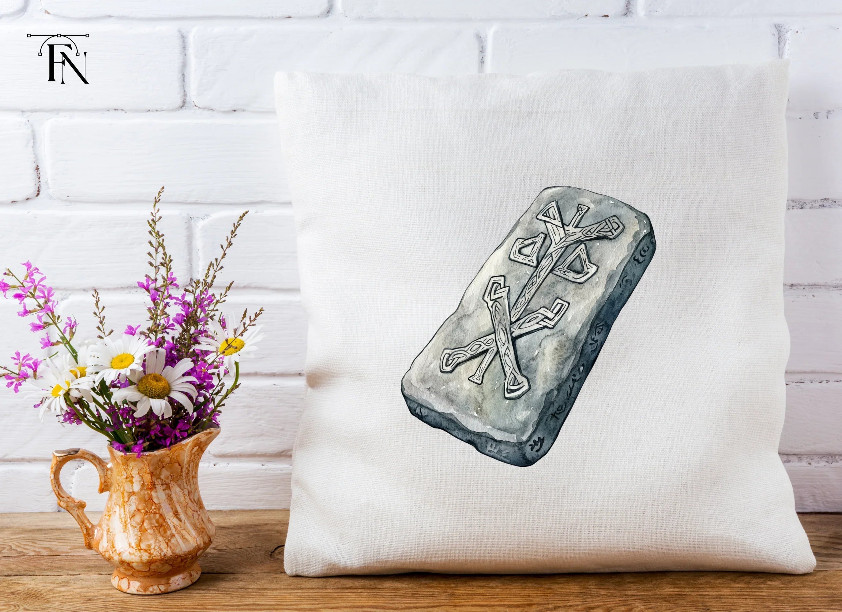 Ancient Rune Stone Clipart Bundle