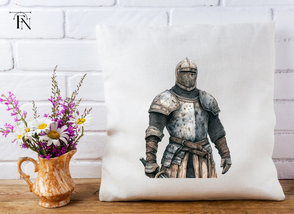 Medieval Knights in Armor Clipart Bundle
