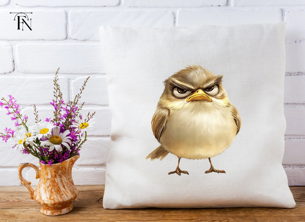 Grumpy Bird Clipart Bundle