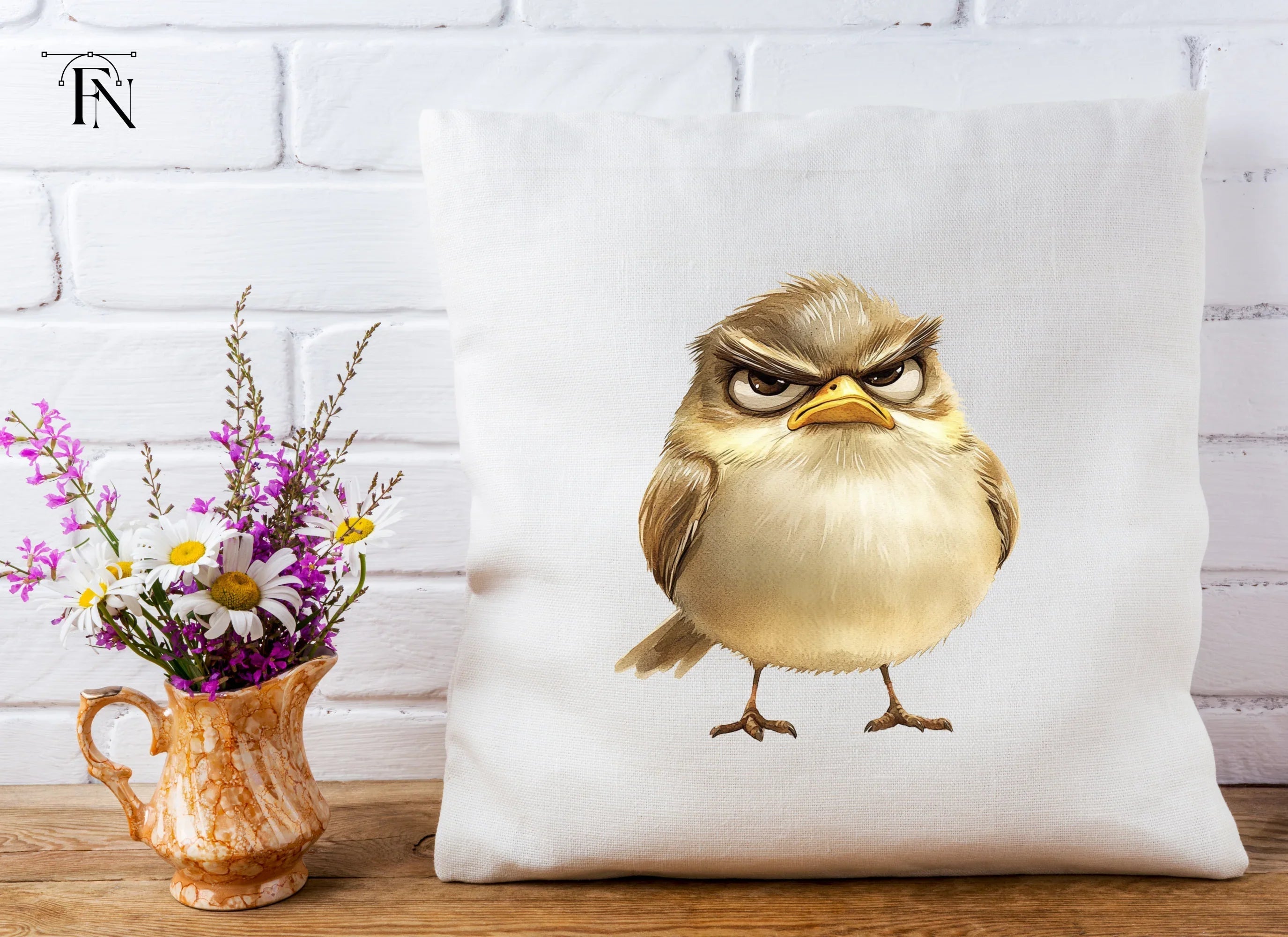 Grumpy Bird Clipart Bundle