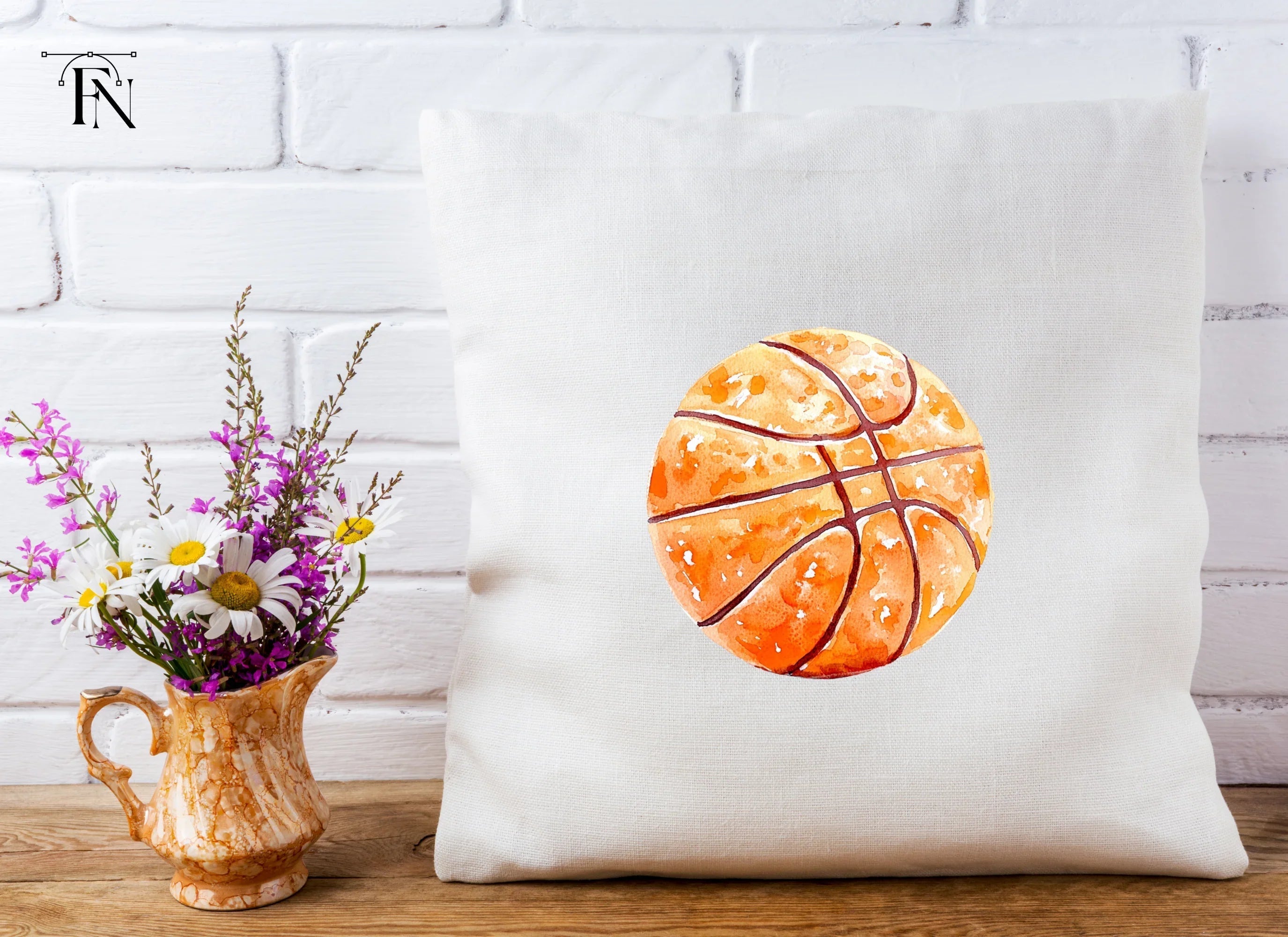 Dynamic Basketballs Clipart Bundle