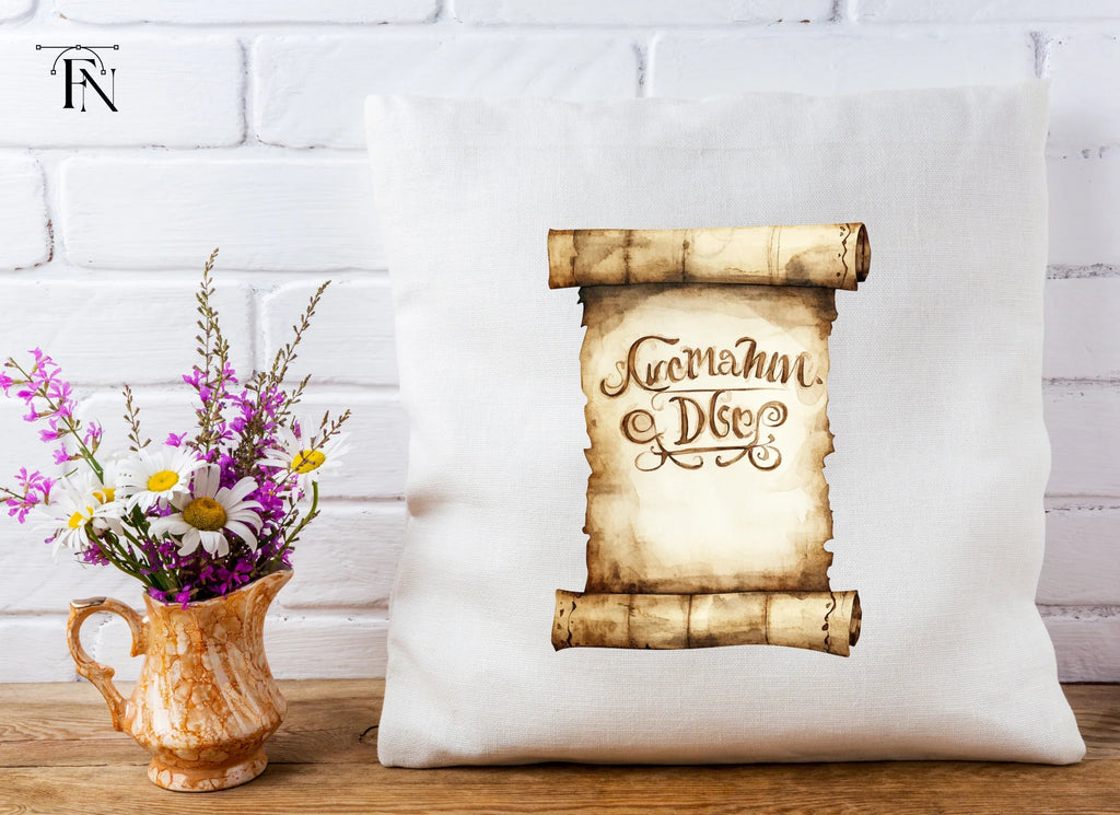 Vintage Scroll Calligraphy Clipart Bundle