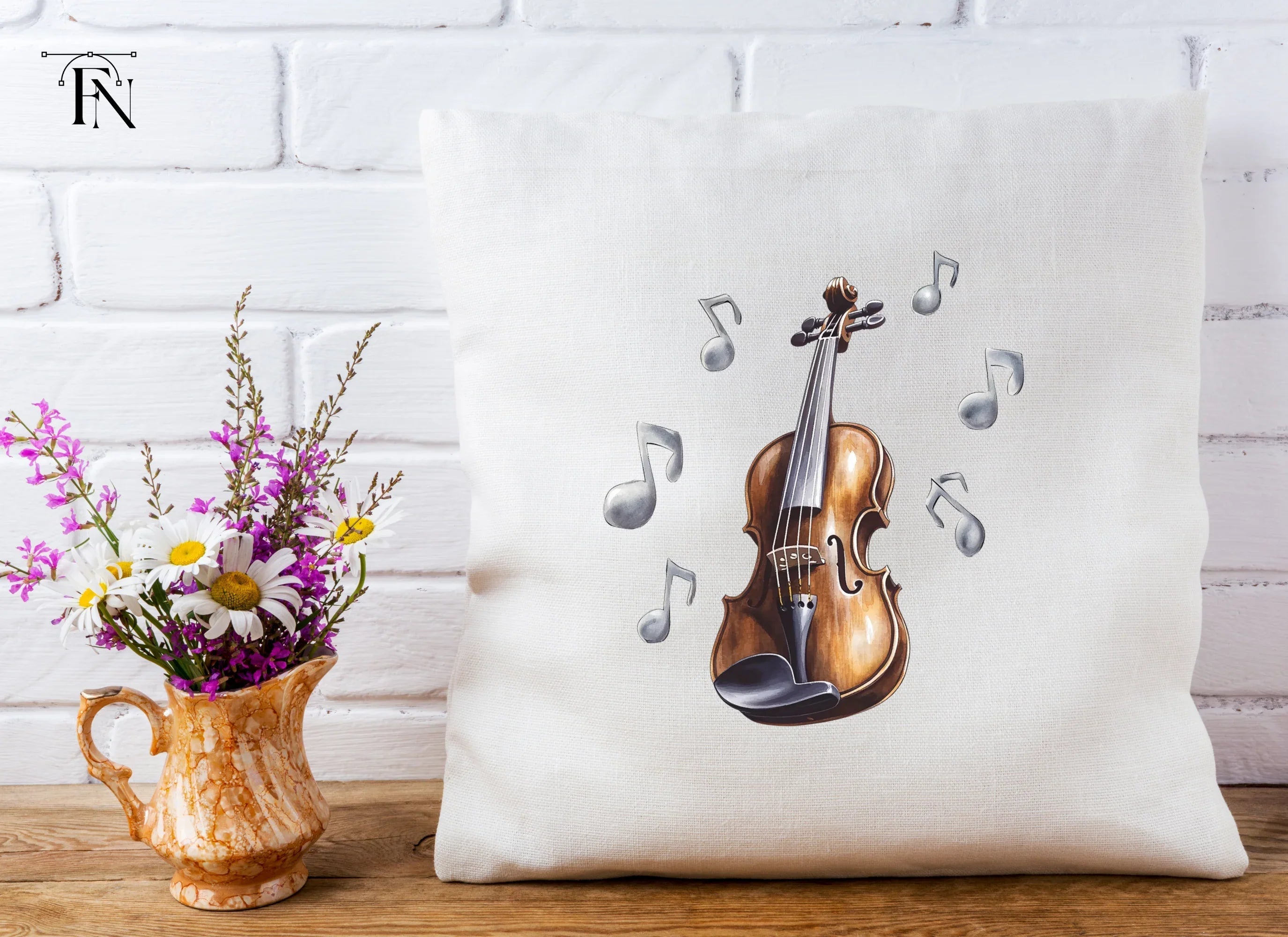Elegant Violin Clipart Bundle