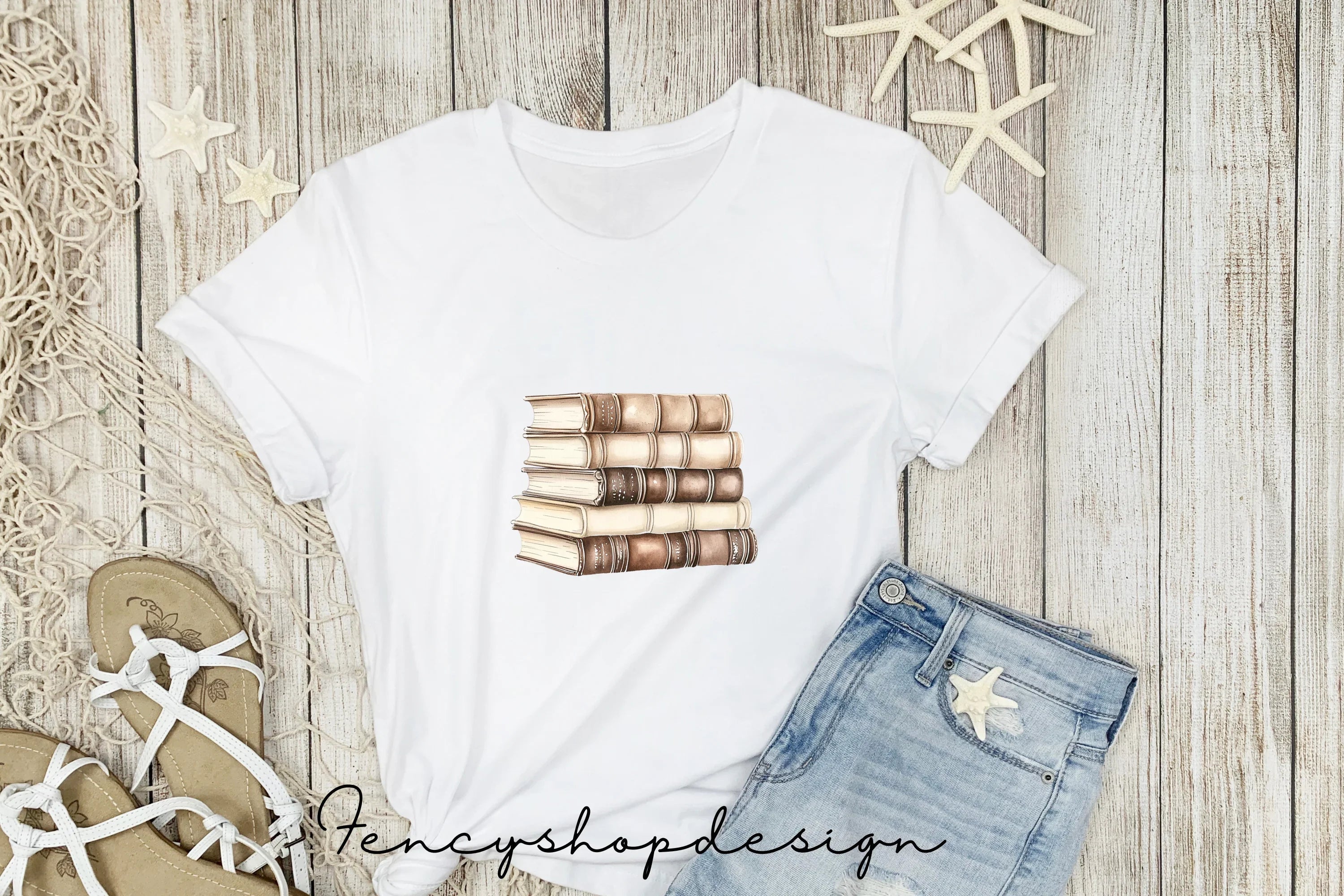 Vintage Book Stacks Clipart Bundle