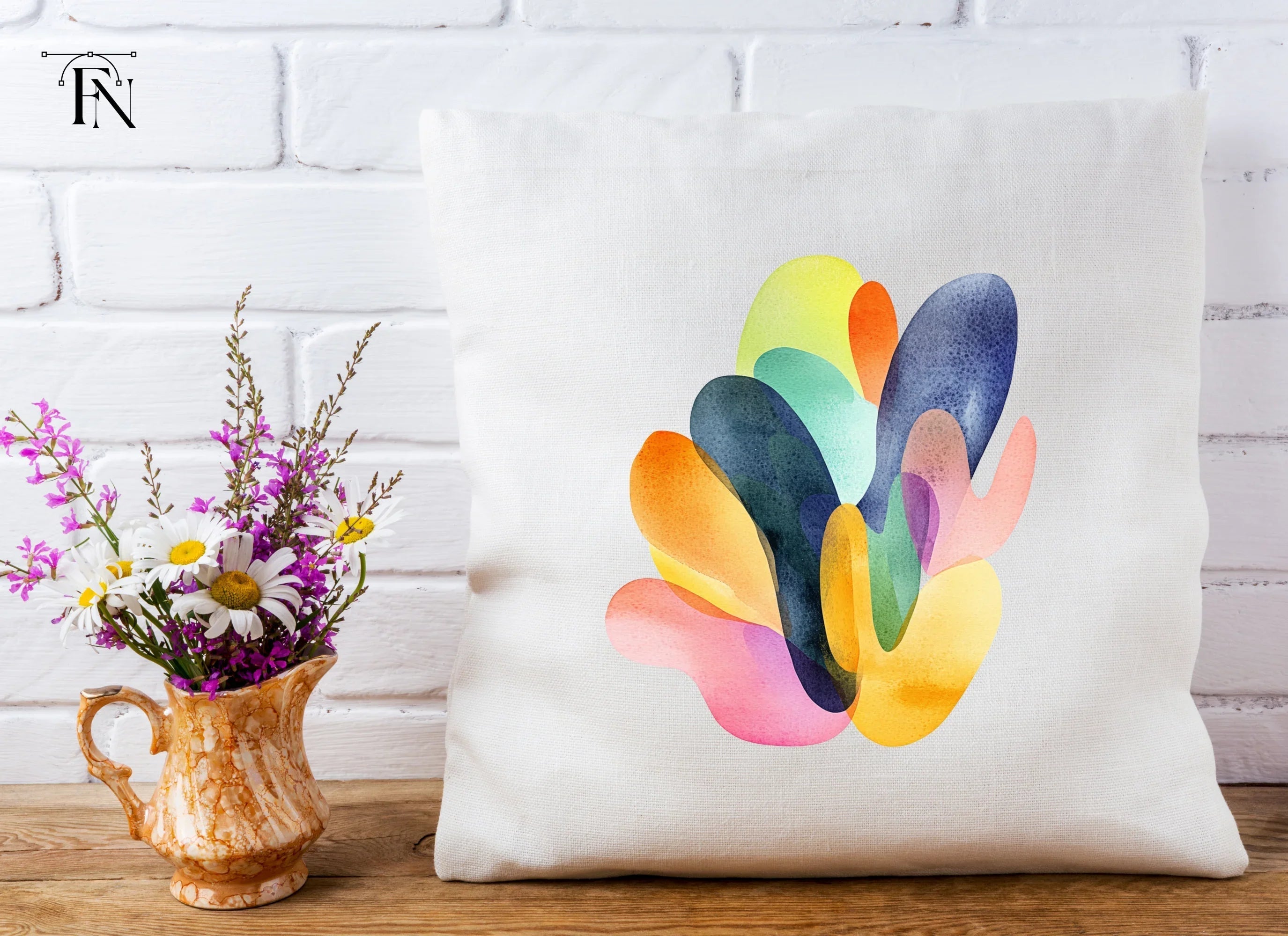 Colorful Abstract Blob Clipart Bundle