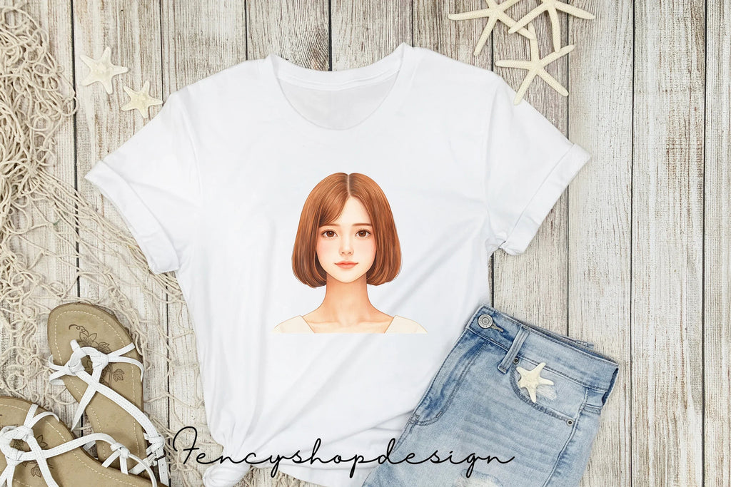 Woman Portrait Clipart Bundle
