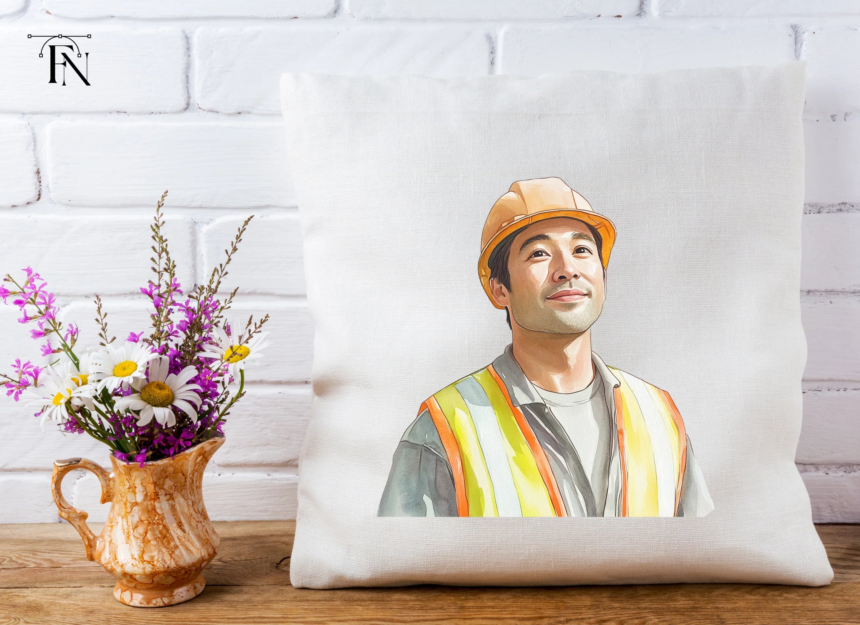 Confident Male Construction Worker Clipart Bundle