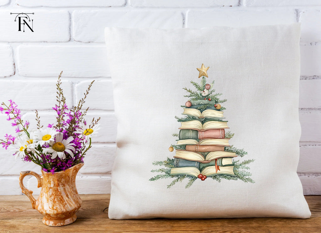 Christmas Book Tree Clipart Bundle
