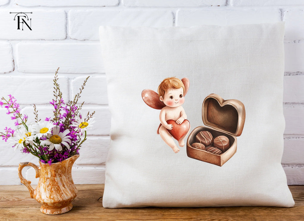 Valentine Cherubs Chocolate Box Clipart Bundle