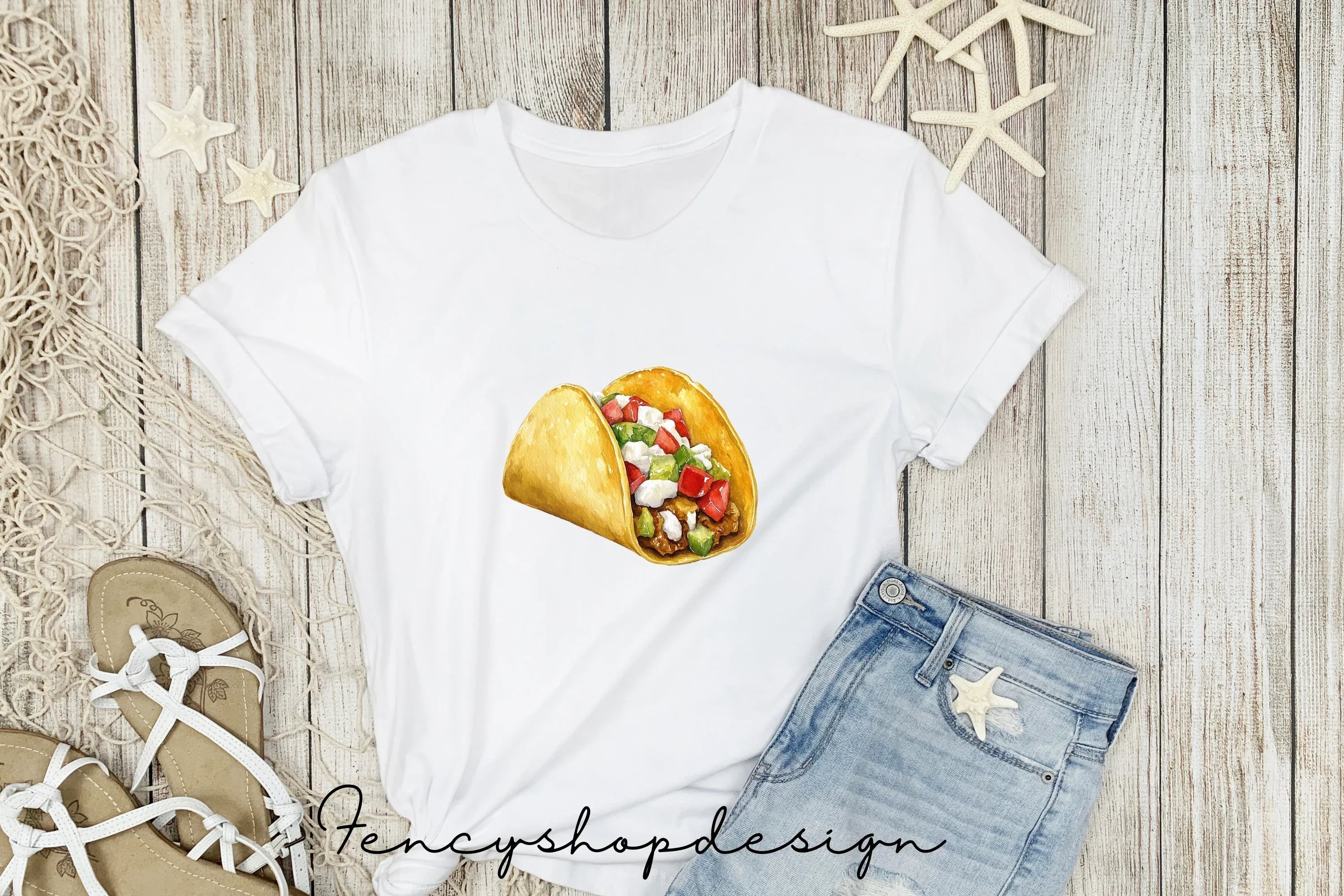 Mexican Taco Fiesta Clipart Bundle
