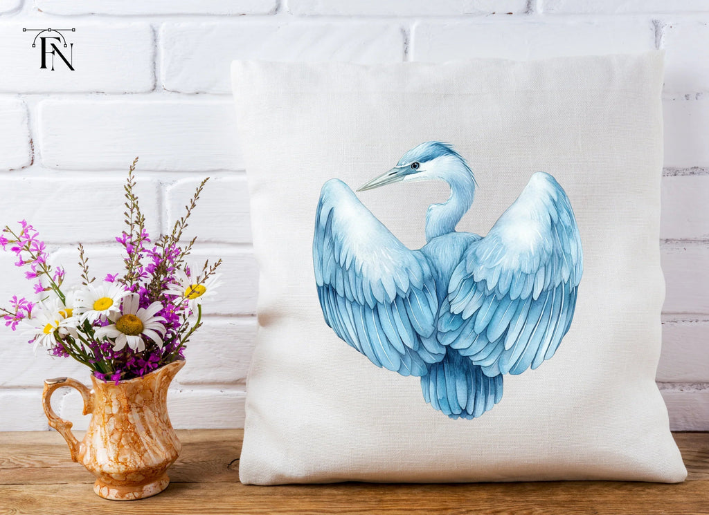 Graceful Blue Heron Clipart Bundle