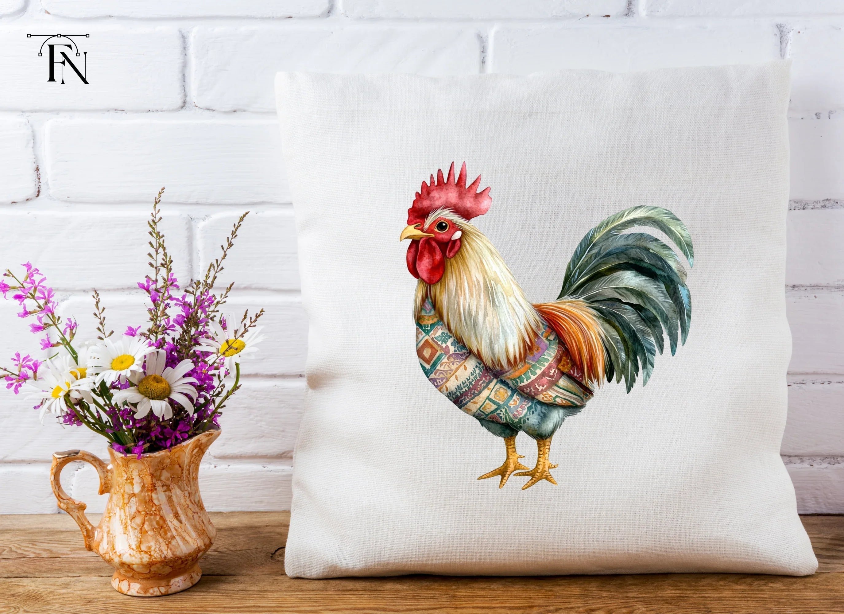 Rooster Clipart Bundle