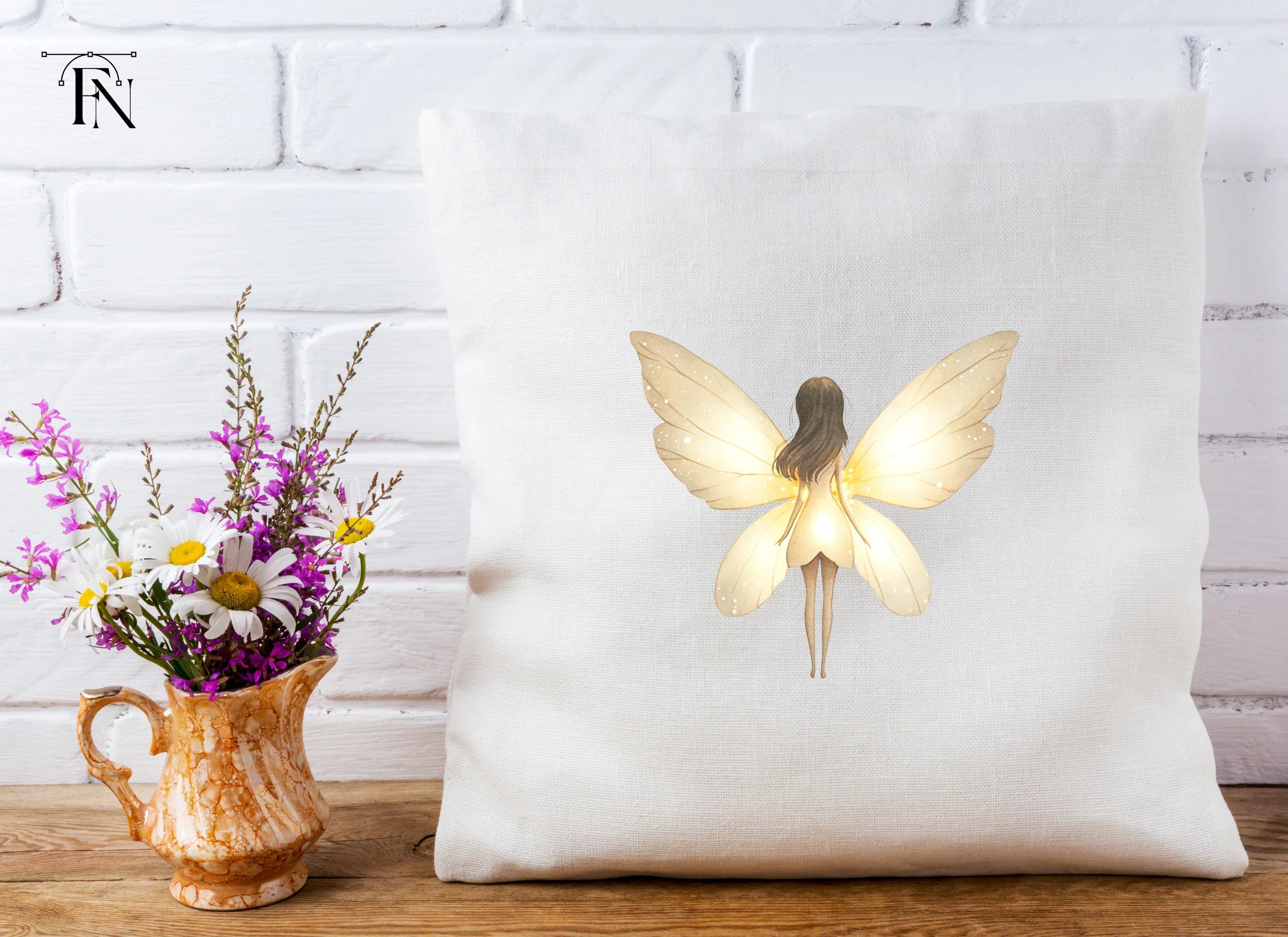 Glowing Fairy Wings Clipart Bundle
